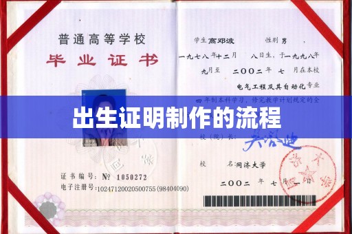 龙潭出生证明制作的流程