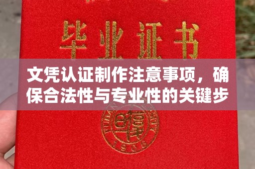 龙潭文凭认证制作注意事项，确保合法性与专业性的关键步骤