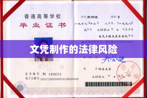 龙潭文凭制作的法律风险