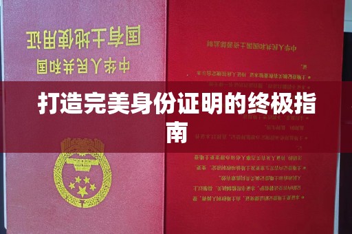 龙潭打造完美身份证明的终极指南