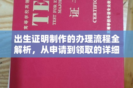 龙潭出生证明制作的办理流程全解析，从申请到领取的详细指南