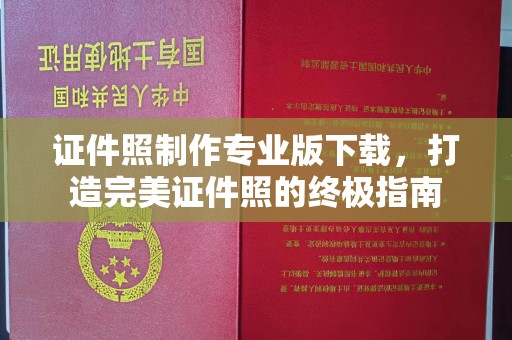 龙潭证件照制作专业版下载，打造完美证件照的终极指南