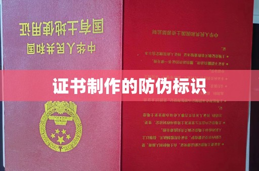 龙潭证书制作的防伪标识