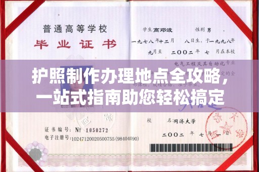 龙潭护照制作办理地点全攻略，一站式指南助您轻松搞定