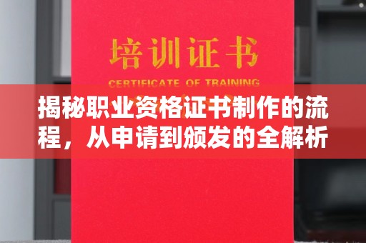 龙潭揭秘职业资格证书制作的流程，从申请到颁发的全解析