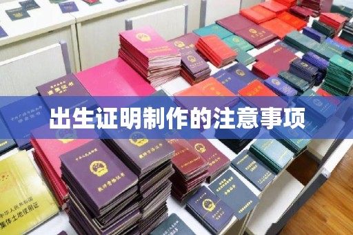 龙潭出生证明制作的注意事项