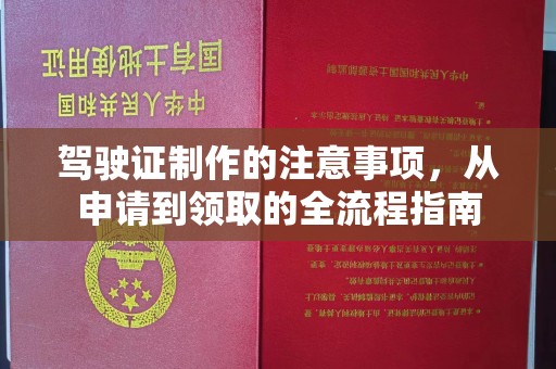 龙潭驾驶证制作的注意事项，从申请到领取的全流程指南