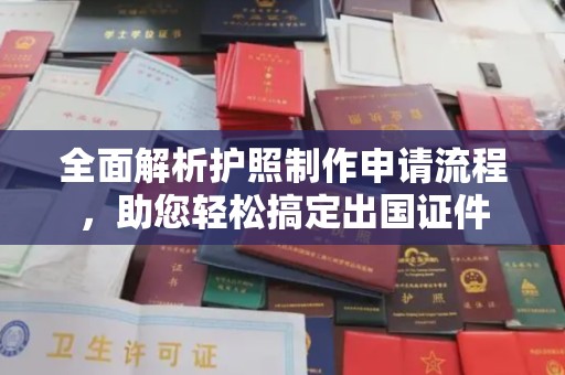 龙潭全面解析护照制作申请流程，助您轻松搞定出国证件