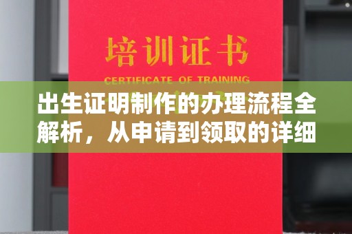 龙潭出生证明制作的办理流程全解析，从申请到领取的详细指南